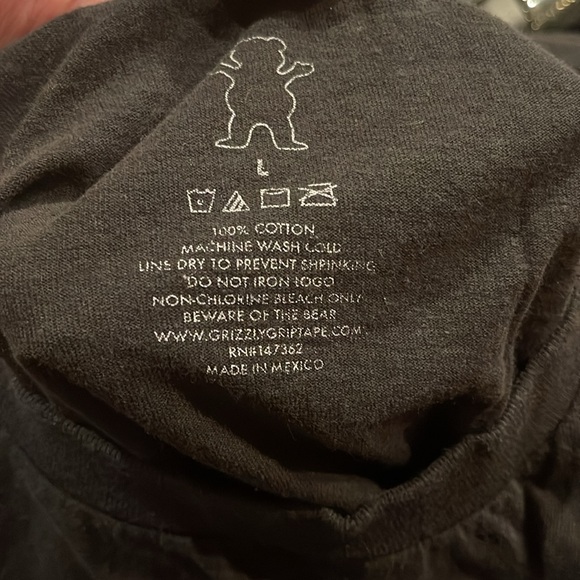 Grizzly Grip Tape OG Tie Dye Black T-Shirt - Picture 7 of 7